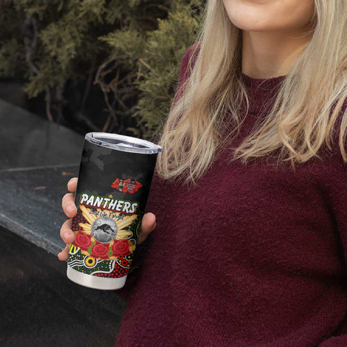 Personalized Panthers ANZAC Day Tumbler Cup Australian Army - Lest We Forget