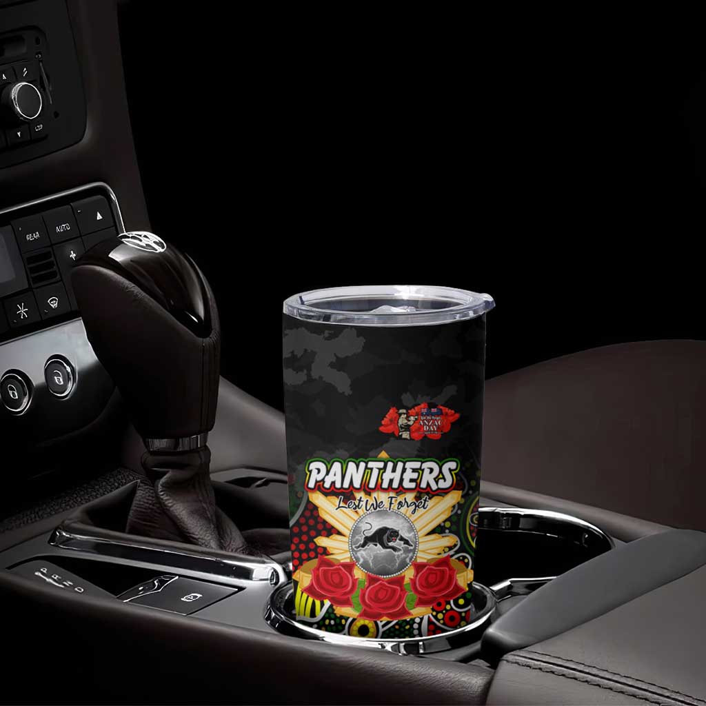 Personalized Panthers ANZAC Day Tumbler Cup Australian Army - Lest We Forget