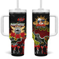 Personalized Panthers ANZAC Day Tumbler With Handle Australian Army - Lest We Forget