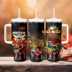 Personalized Panthers ANZAC Day Tumbler With Handle Australian Army - Lest We Forget