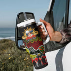 Personalized Panthers ANZAC Day Tumbler With Handle Australian Army - Lest We Forget