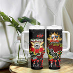 Personalized Panthers ANZAC Day Tumbler With Handle Australian Army - Lest We Forget