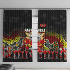 Panthers ANZAC Day Window Curtain Australian Army - Lest We Forget