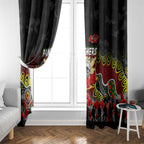 Panthers ANZAC Day Window Curtain Australian Army - Lest We Forget
