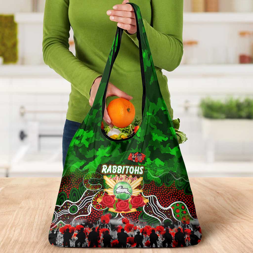 Rabbitohs ANZAC Day Grocery Bag Australian Army - Lest We Forget