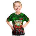 Personalized Rabbitohs ANZAC Day Kid T Shirt Australian Army - Lest We Forget