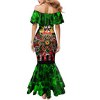 Personalized Rabbitohs ANZAC Day Mermaid Dress Australian Army - Lest We Forget