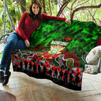 Rabbitohs ANZAC Day Quilt Australian Army - Lest We Forget