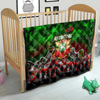 Rabbitohs ANZAC Day Quilt Australian Army - Lest We Forget