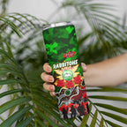 Personalized Rabbitohs ANZAC Day Skinny Tumbler Australian Army - Lest We Forget