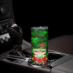 Personalized Rabbitohs ANZAC Day Skinny Tumbler Australian Army - Lest We Forget
