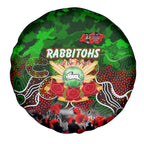 Rabbitohs ANZAC Day Spare Tire Cover Australian Army - Lest We Forget