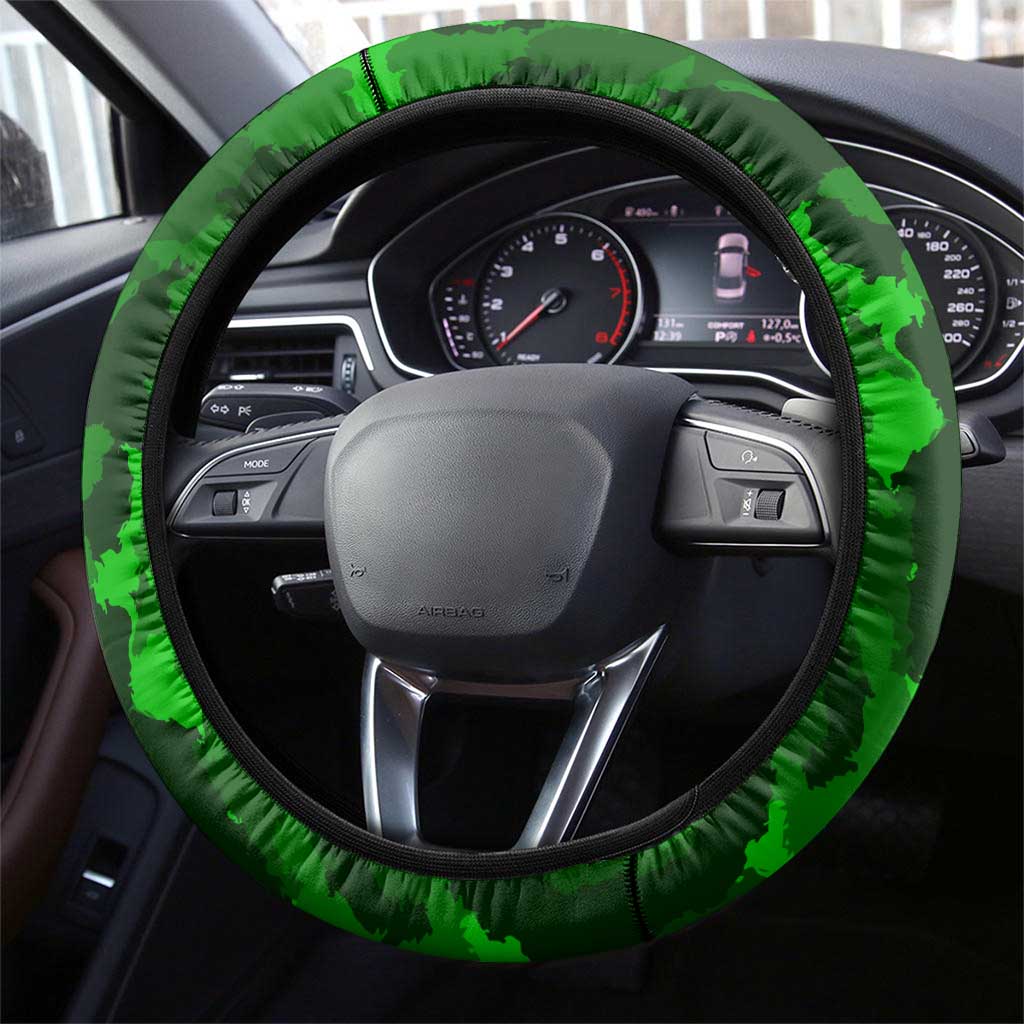 Rabbitohs ANZAC Day Steering Wheel Cover Australian Army - Lest We Forget