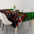 Rabbitohs ANZAC Day Tablecloth Australian Army - Lest We Forget
