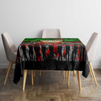 Rabbitohs ANZAC Day Tablecloth Australian Army - Lest We Forget