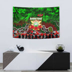 Rabbitohs ANZAC Day Tapestry Australian Army - Lest We Forget