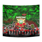 Rabbitohs ANZAC Day Tapestry Australian Army - Lest We Forget