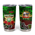 Personalized Rabbitohs ANZAC Day Tumbler Cup Australian Army - Lest We Forget