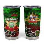 Personalized Rabbitohs ANZAC Day Tumbler Cup Australian Army - Lest We Forget