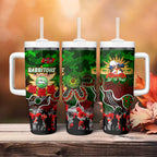 Personalized Rabbitohs ANZAC Day Tumbler With Handle Australian Army - Lest We Forget