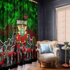 Rabbitohs ANZAC Day Window Curtain Australian Army - Lest We Forget