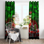Rabbitohs ANZAC Day Window Curtain Australian Army - Lest We Forget