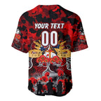 Personalized Dragons ANZAC Day Baseball Jersey Australian Army - Lest We Forget