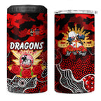 Personalized Dragons ANZAC Day 4 in 1 Can Cooler Tumbler Australian Army - Lest We Forget