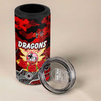 Personalized Dragons ANZAC Day 4 in 1 Can Cooler Tumbler Australian Army - Lest We Forget