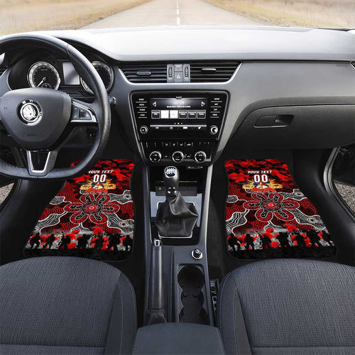 Dragons ANZAC Day Car Mats Australian Army - Lest We Forget
