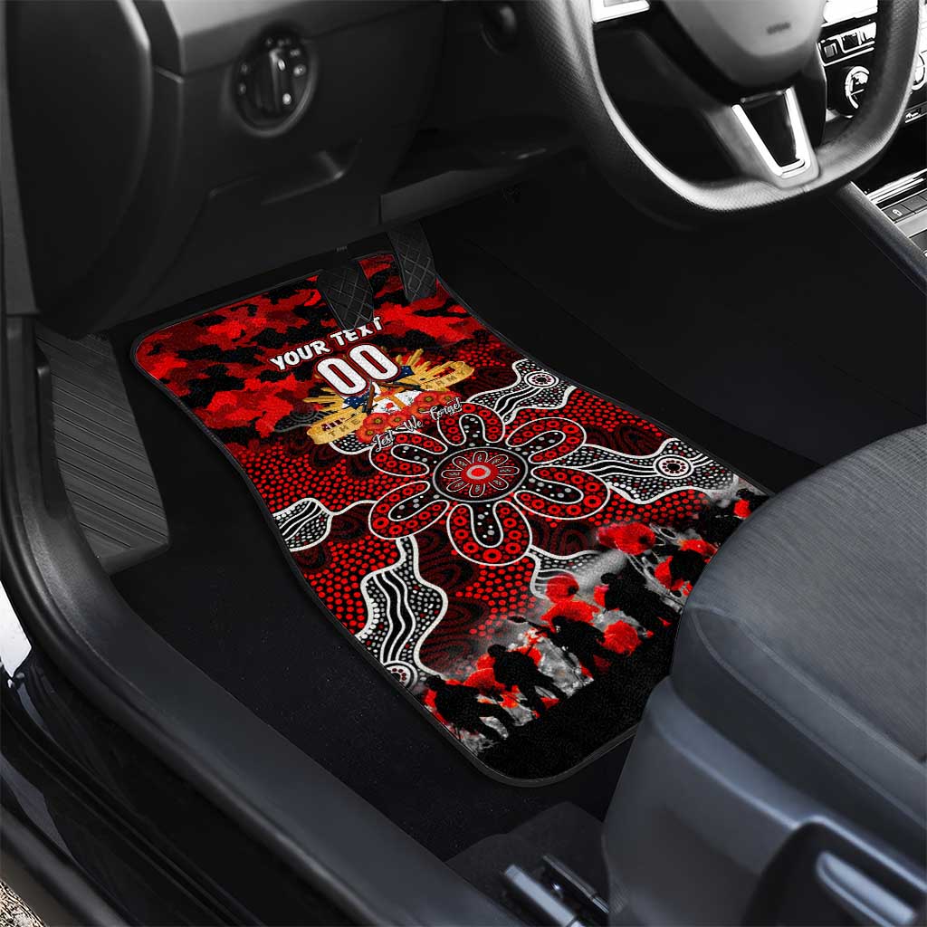Dragons ANZAC Day Car Mats Australian Army - Lest We Forget