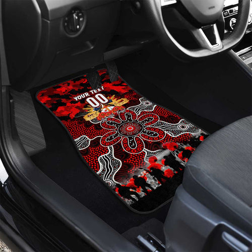 Dragons ANZAC Day Car Mats Australian Army - Lest We Forget