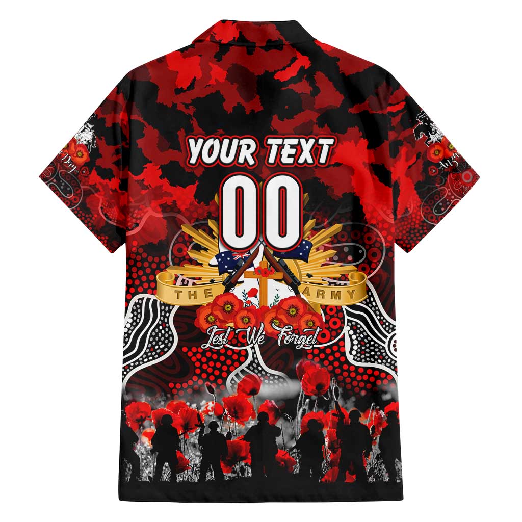 Personalized Dragons ANZAC Day Family Matching Off Shoulder Maxi Dress and Hawaiian Shirt Australian Army - Lest We Forget