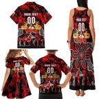 Personalized Dragons ANZAC Day Family Matching Tank Maxi Dress and Hawaiian Shirt Australian Army - Lest We Forget