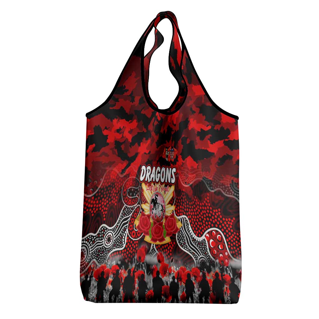 Dragons ANZAC Day Grocery Bag Australian Army - Lest We Forget