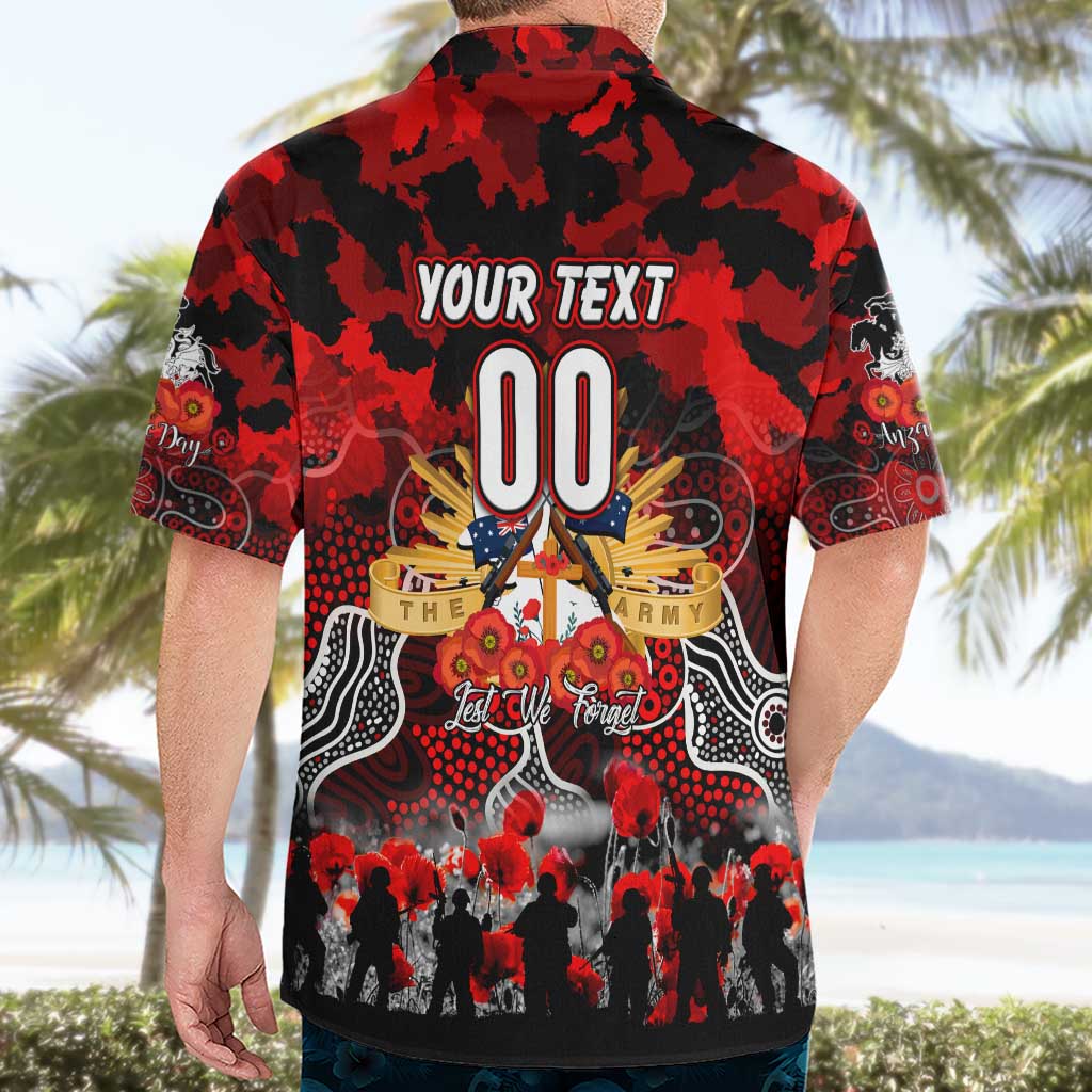 Personalized Dragons ANZAC Day Hawaiian Shirt Australian Army - Lest We Forget