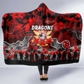 Dragons ANZAC Day Hooded Blanket Australian Army - Lest We Forget