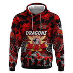 Personalized Dragons ANZAC Day Hoodie Australian Army - Lest We Forget
