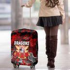Dragons ANZAC Day Luggage Cover Australian Army - Lest We Forget