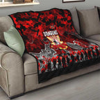 Dragons ANZAC Day Quilt Australian Army - Lest We Forget