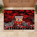 Dragons ANZAC Day Rubber Doormat Australian Army - Lest We Forget
