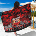 Dragons ANZAC Day Sarong Australian Army - Lest We Forget