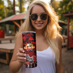 Personalized Dragons ANZAC Day Skinny Tumbler Australian Army - Lest We Forget