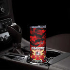 Personalized Dragons ANZAC Day Skinny Tumbler Australian Army - Lest We Forget