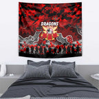 Dragons ANZAC Day Tapestry Australian Army - Lest We Forget