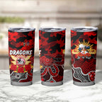 Personalized Dragons ANZAC Day Tumbler Cup Australian Army - Lest We Forget