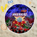 Warriors ANZAC Day Beach Blanket Australian Army - Lest We Forget