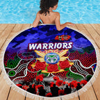 Warriors ANZAC Day Beach Blanket Australian Army - Lest We Forget