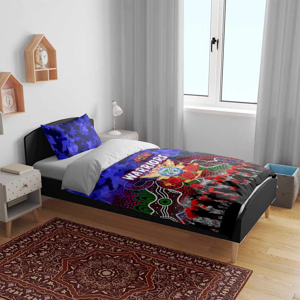 Warriors ANZAC Day Bedding Set Australian Army - Lest We Forget