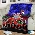 Warriors ANZAC Day Blanket Australian Army - Lest We Forget